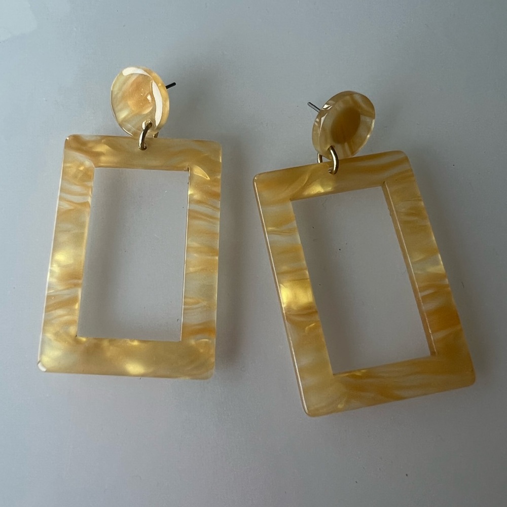 Acetate Geometric Earrings - Topshop